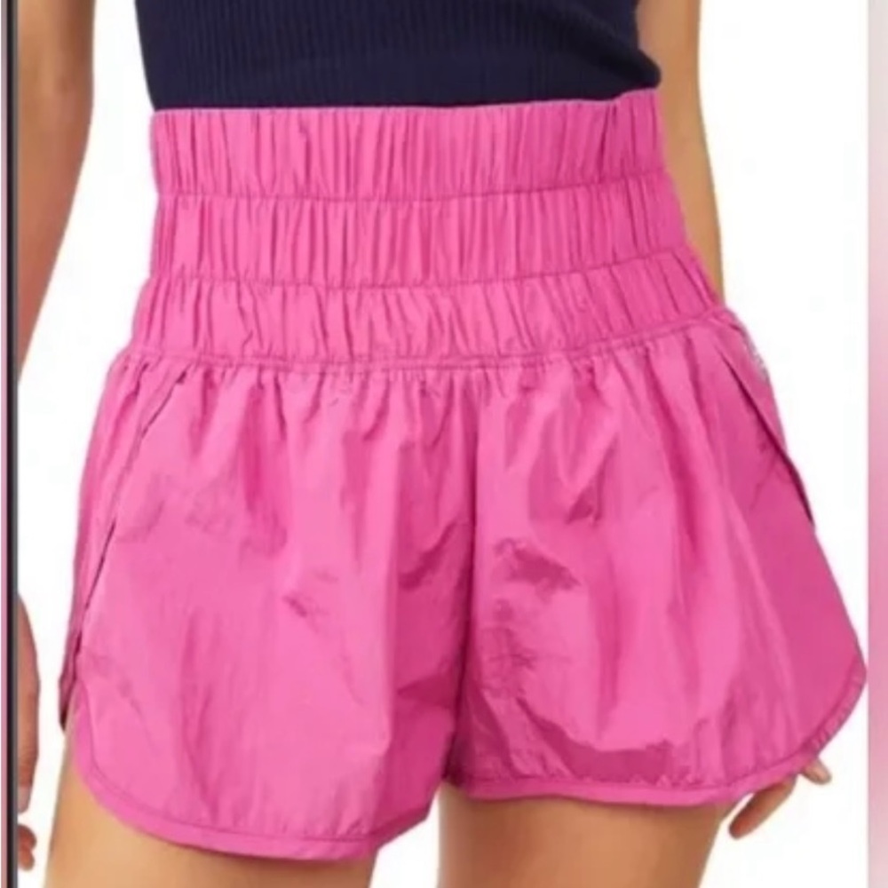 Women's Pink High-Waisted Shorts XS